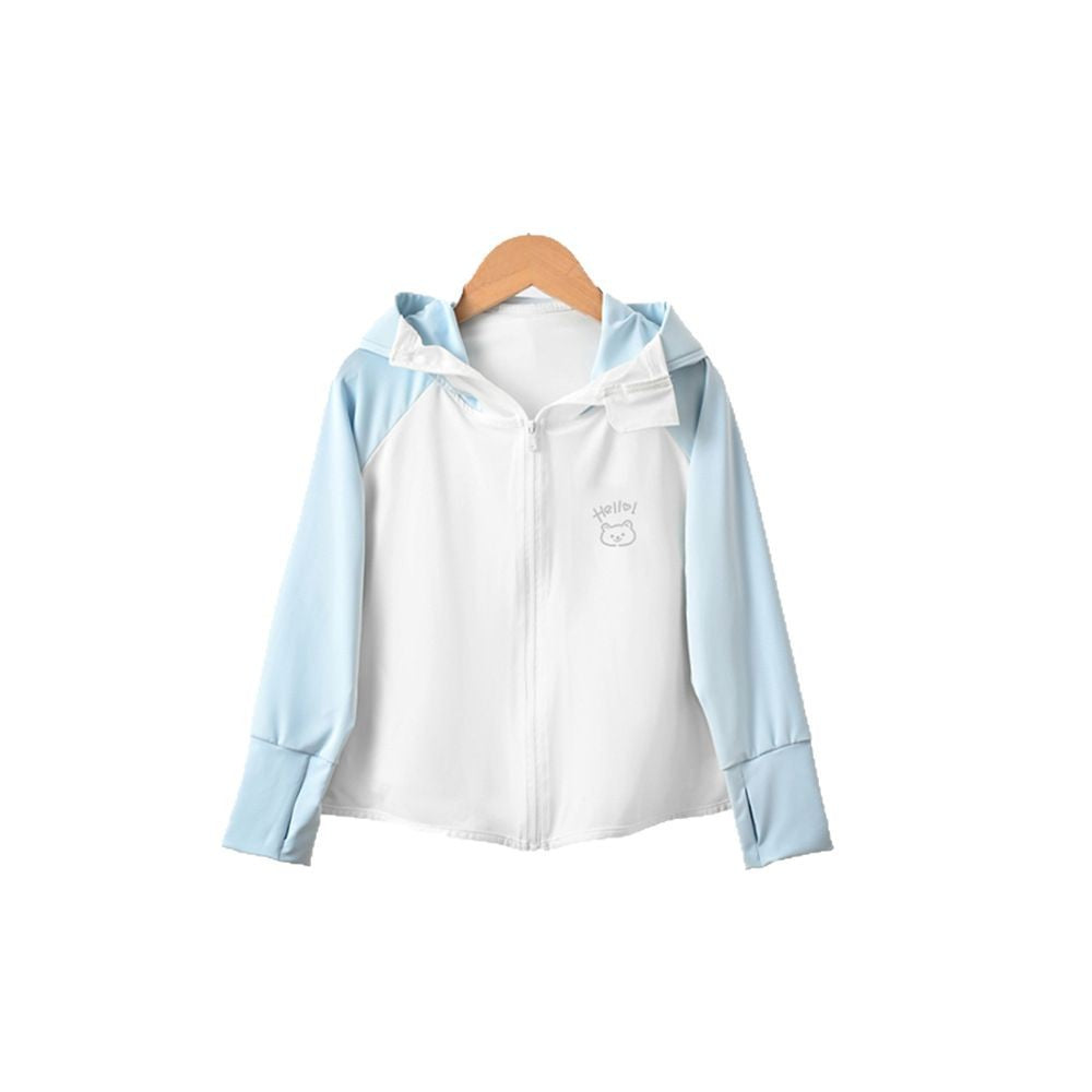 Jungen Outdoor-Schutzjacke mit Kapuze R&B
