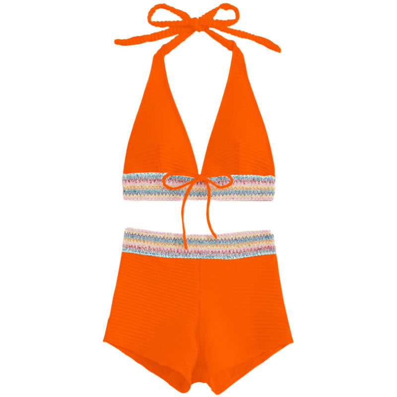 Damen Bikini-Set mit hoch geschnittenen Shorts R&B