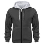 Herren Kapuzenjacke mit doppellagigem Material R&B