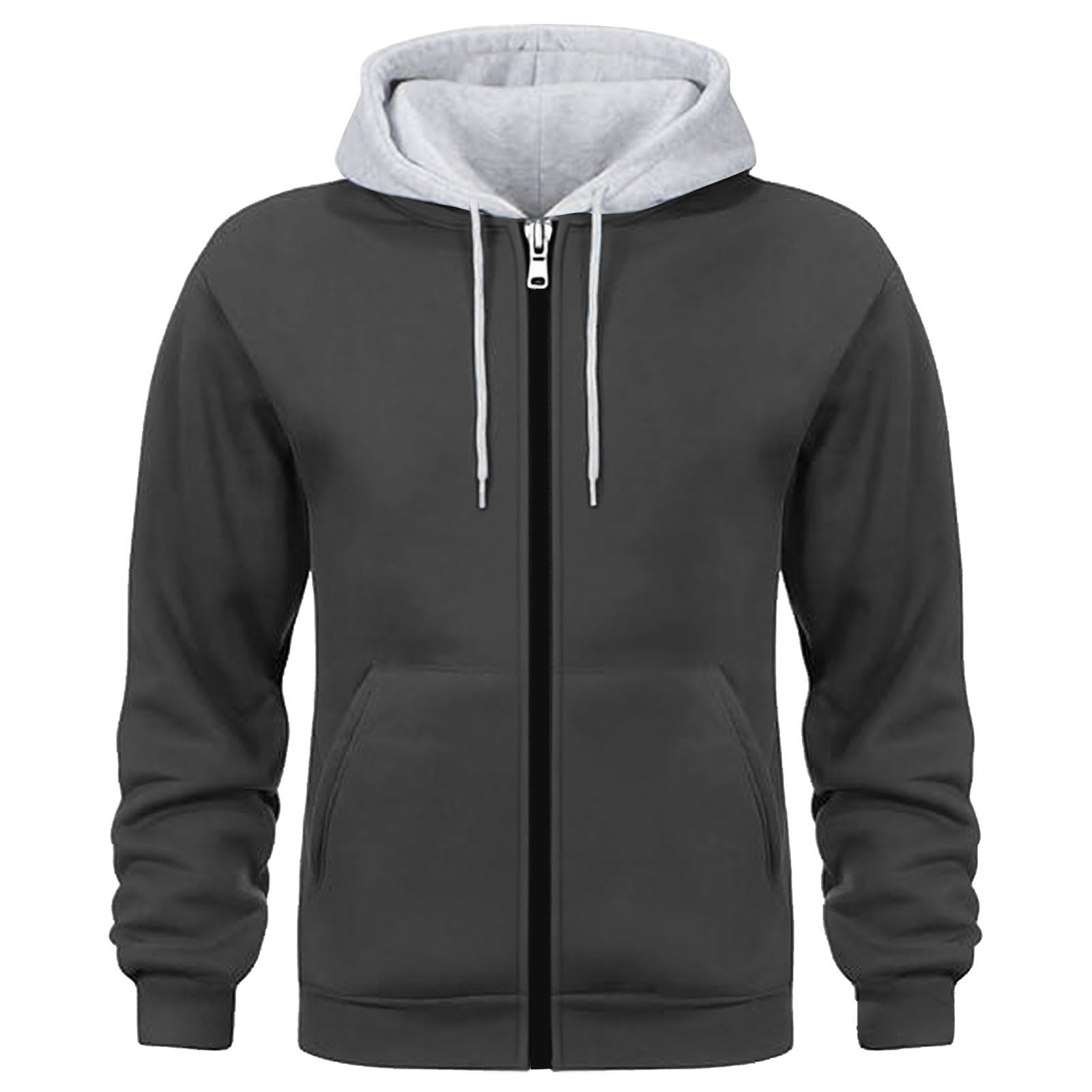 Herren Kapuzenjacke mit doppellagigem Material R&B
