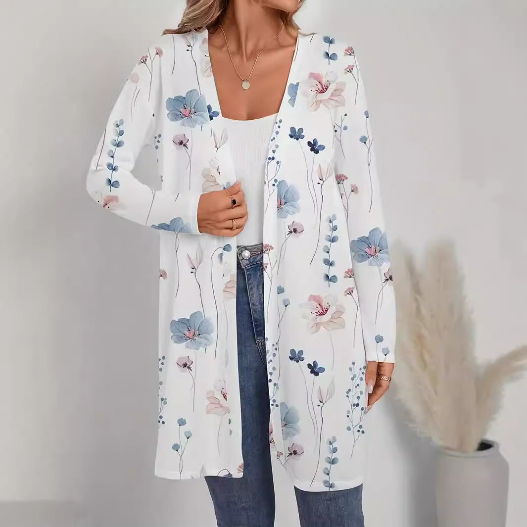 Damen Florale Kimono-Jacke R&B