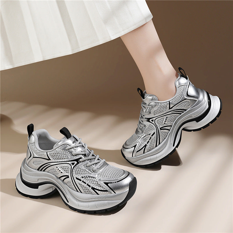 Damen Sportliche Sneakers mit atmungsaktivem Obermaterial und stützender Sohle R&B