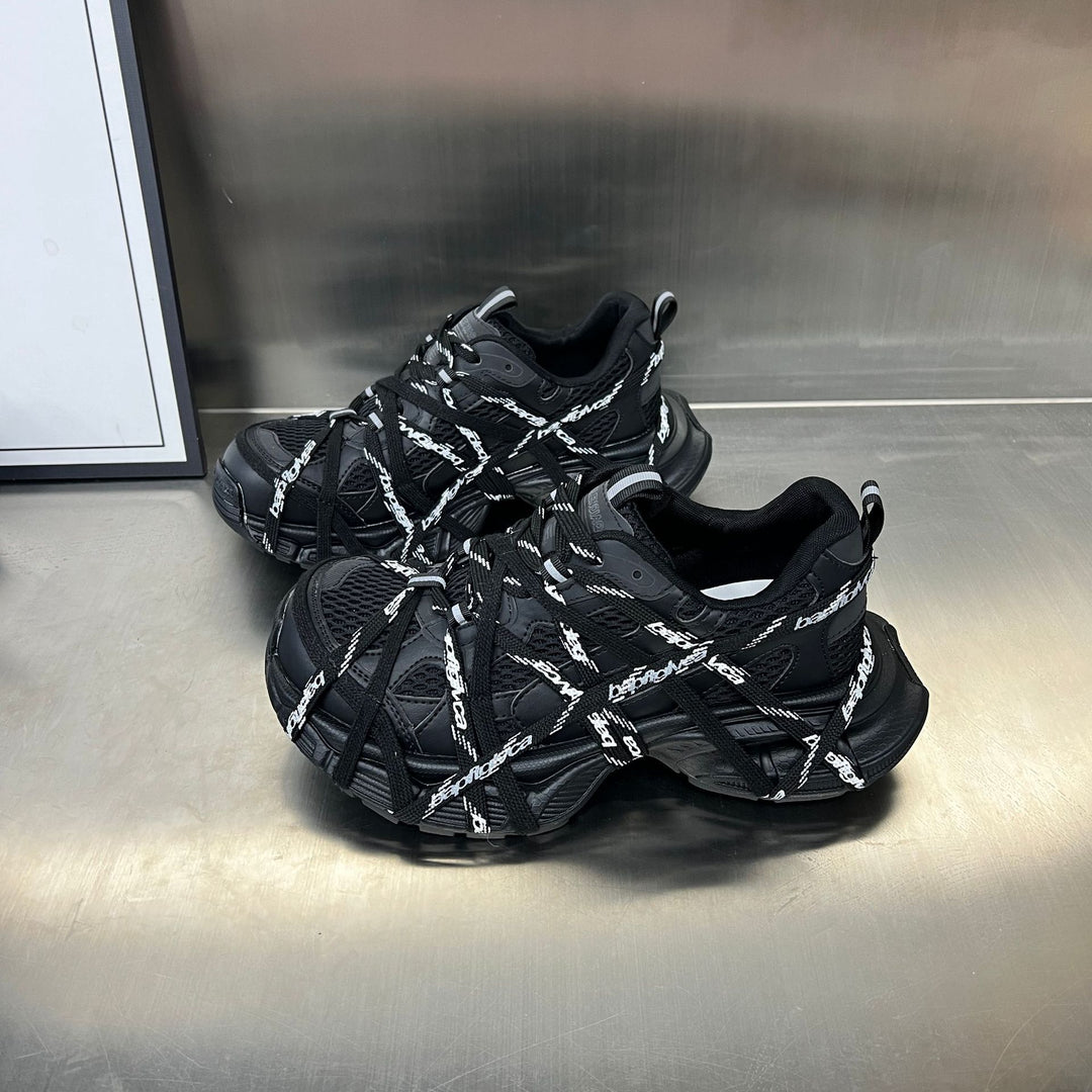 Damen Sportliche Hybrid Sneakers mit elastischer Netzstruktur und stabiler Gummisohle R&B
