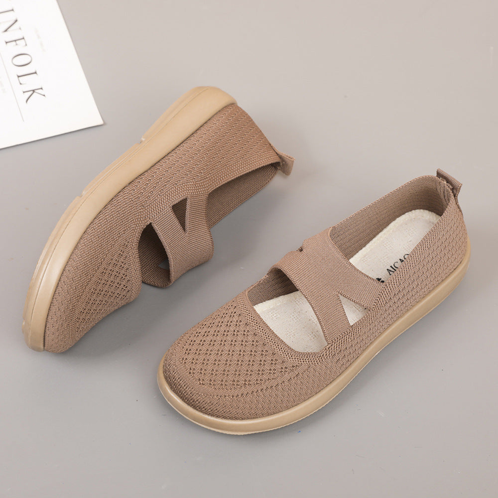 Damen Bequeme Freizeit-Sneaker mit flexiblem Obermaterial R&B