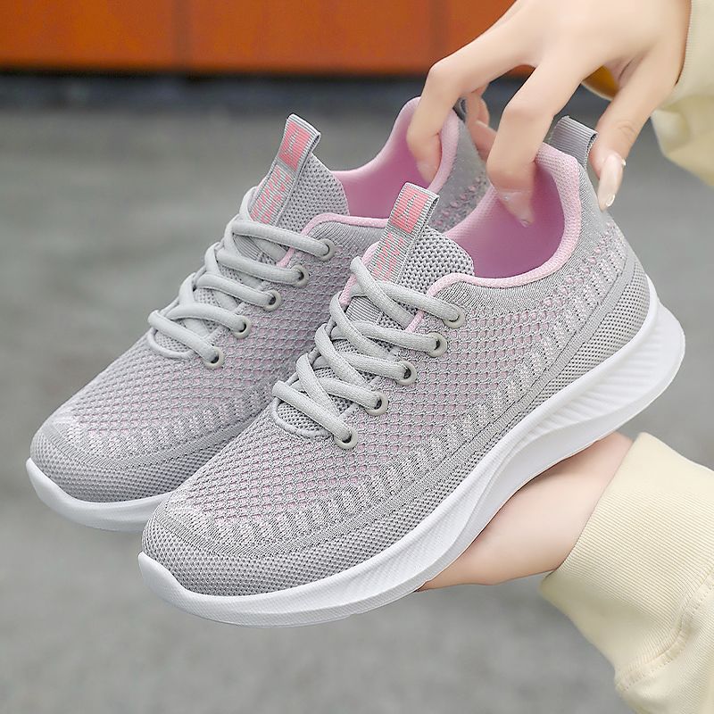Damen Komfortable Laufschuhe mit atmungsaktivem Mesh-Obermaterial und gepolsterter Sohle R&B