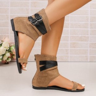 Damen Elegante Ankle-Sandalen mit verstellbaren Riemen R&B