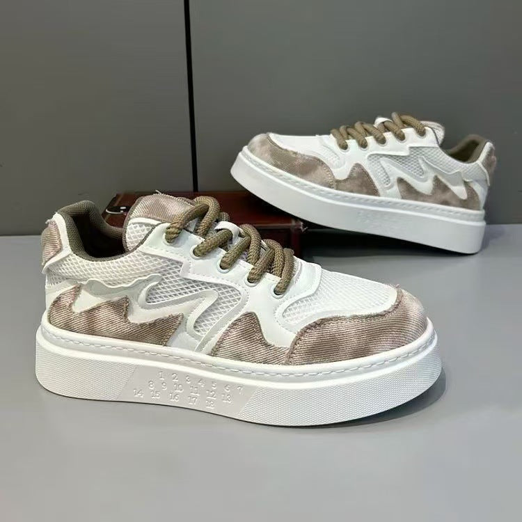 Damen bequeme Chunky Sneakers mit sportlichem Design und dämpfender Sohle R&B