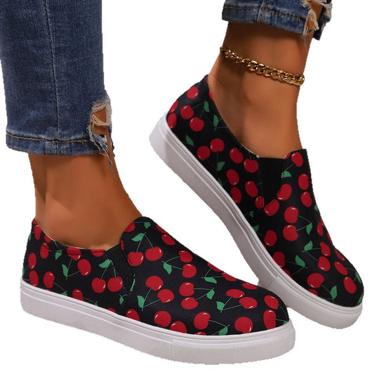 Damen Slip-On Sneakers mit fruchtigem Design R&B