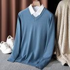 Herren V-Ausschnitt Pullover R&B