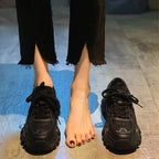 Damen Sportliche Sneakers mit atmungsaktiver Oberflächenstruktur und rutschfester Sohle R&B