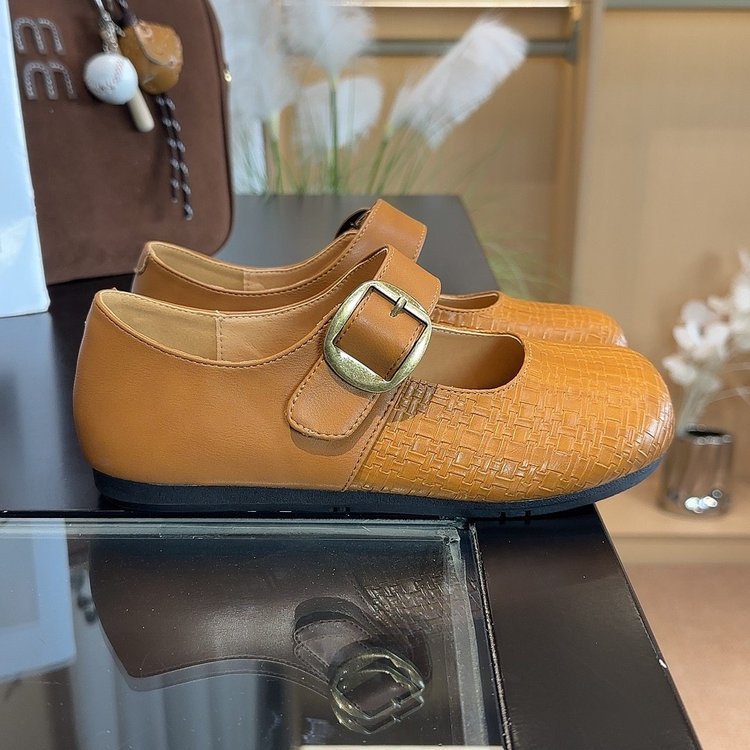 Damen Ballerinas mit eleganter Schnallenverzierung und komfortablem Fußbett R&B