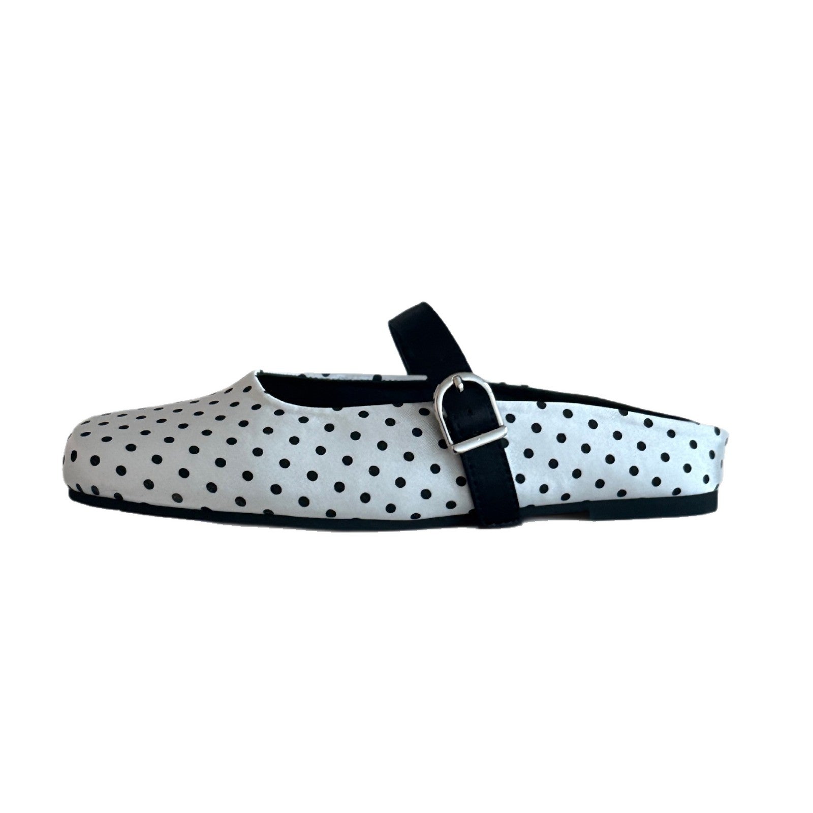 Damen Komfortable Clogs mit modischem Punktenmuster und verstellbarem Riemen