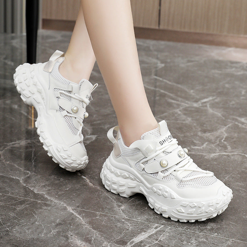 Damen Sportliche Sneakers mit rutschfester Laufsohle und atmungsaktivem Obermaterial R&B