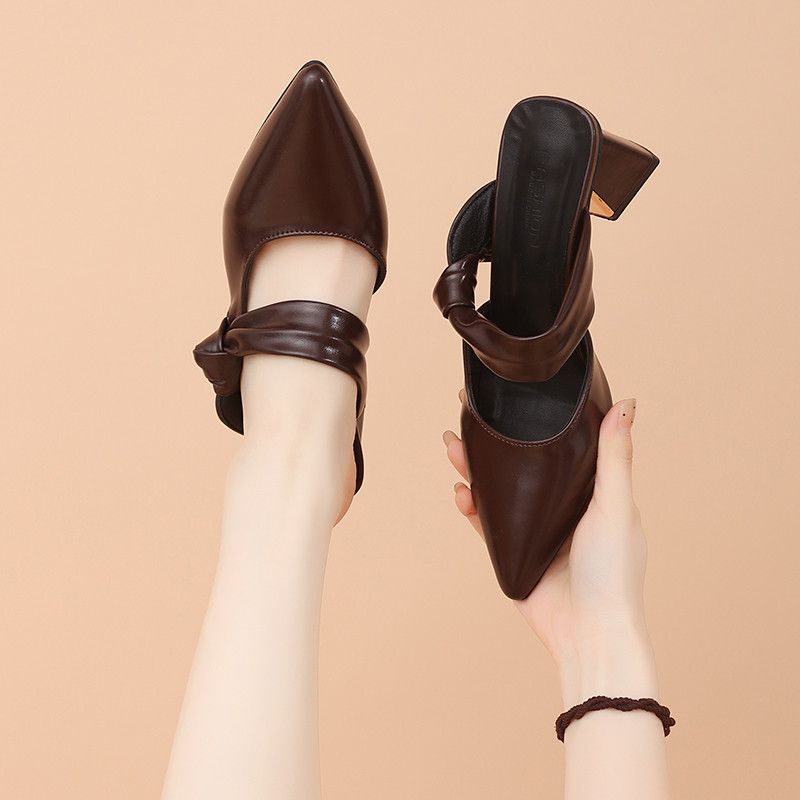 Damen Slingback High Heel Schuhe mit elegantem Riemchen R&B