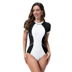 Damen Slim Fit Einteiler Badeanzug mit sportlicher Passform R&B