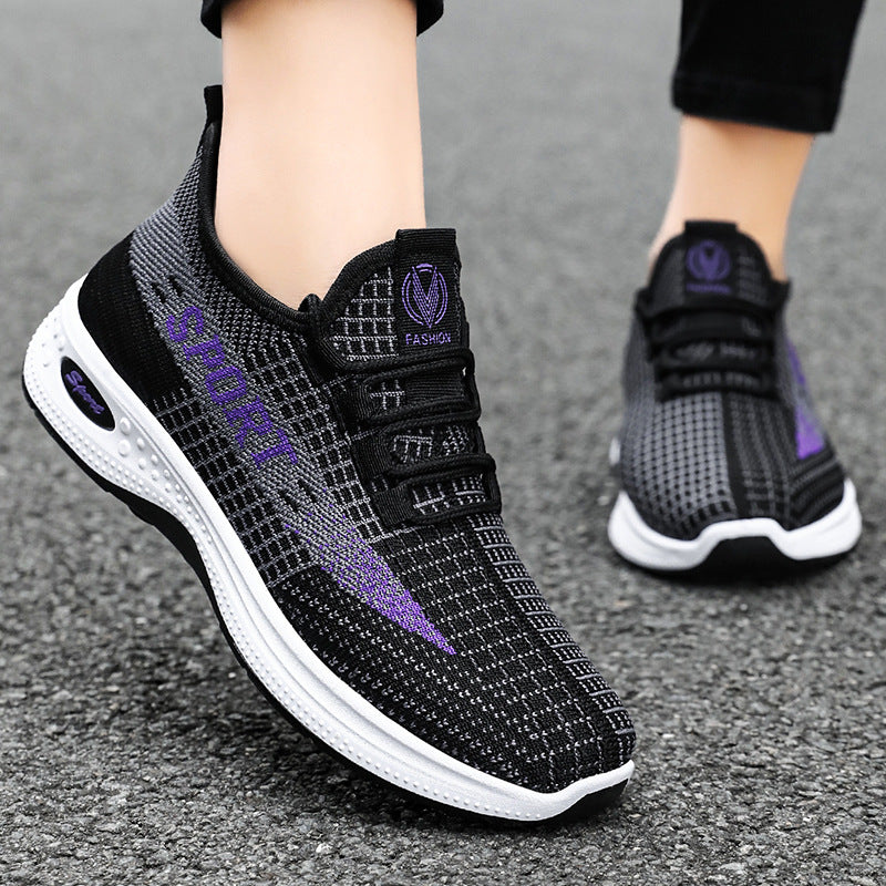 Damen Sportliche Fitness Sneakers mit atmungsaktiver Struktur R&B