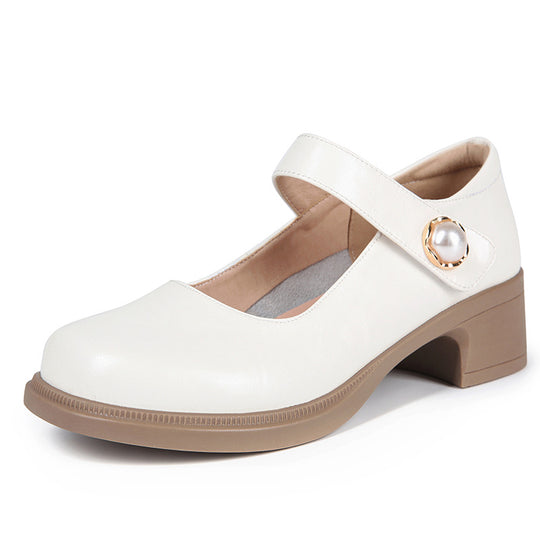 Damen Mary Jane Schuhe mit verstellbarem Riemen und bequemer Sohle R&B
