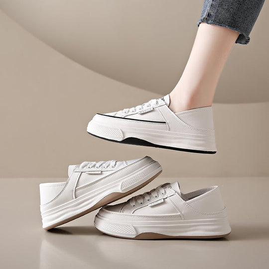 Damen Slip-On Sneakers mit komfortabler Plattform und atmungsaktiver Konstruktion R&B