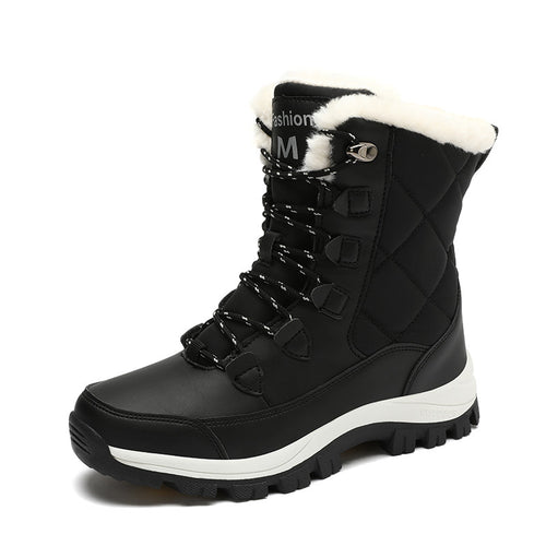 Damen Isolierte Winterstiefel mit rutschfester Sohle und kuscheligem Innenfutter R&B