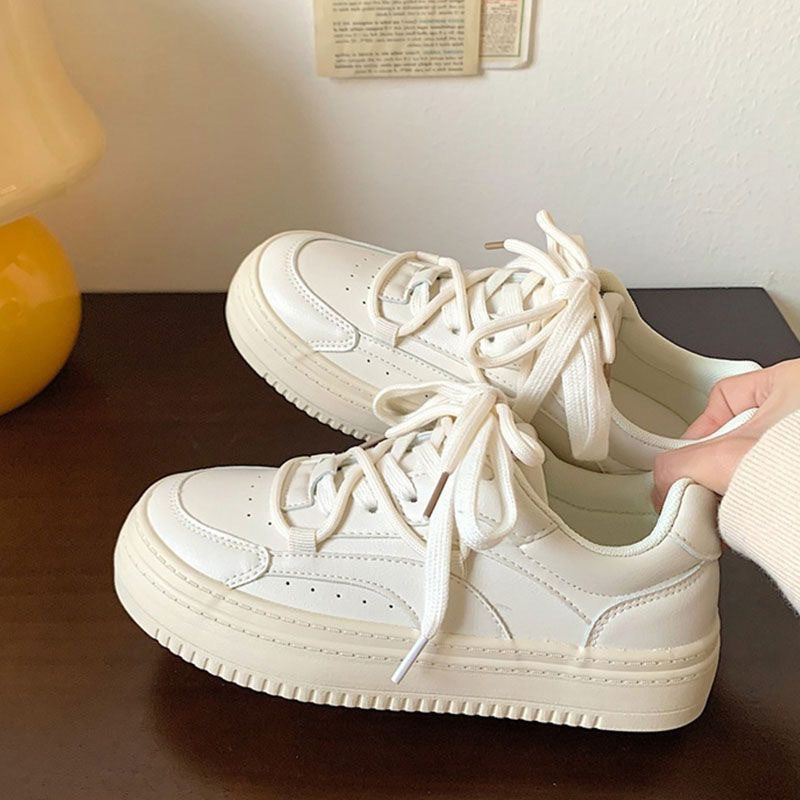 Damen modische Plattform Sneakers