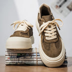 Damen modische Chunky Sneaker mit gepolsterter Sohle und strapazierfähigem Obermaterial R&B
