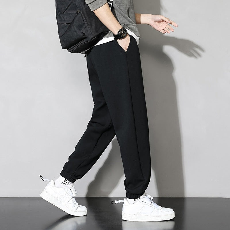 Herren lässige Sweatpants mit elastischem Bund und seitlichen Taschen R&B