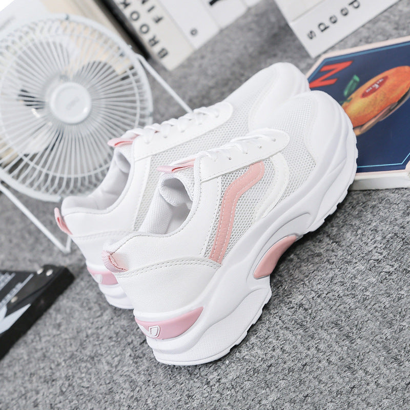 Damen Sportliche Sneakers mit atmungsaktiver Mesh-Oberfläche und gepolsterter Sohle
