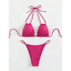 Damen Einteiler Badeanzug mit modernes Wickeldetail und figurbetontem Schnitt R&B