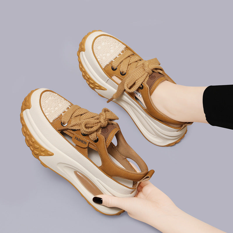 Damen Komfortable und stylische Sneakers mit atmungsaktiver Mesh-Oberfläche R&B