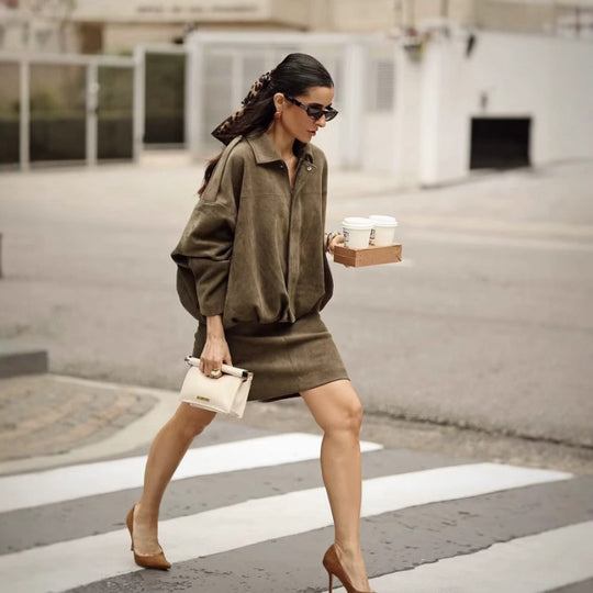 Damen Oversized Jacke im lässigen Stil R&B