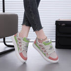 Damen modische Sneakers mit elastischen Schnürsystem und atmungsaktiver Oberfläche R&B