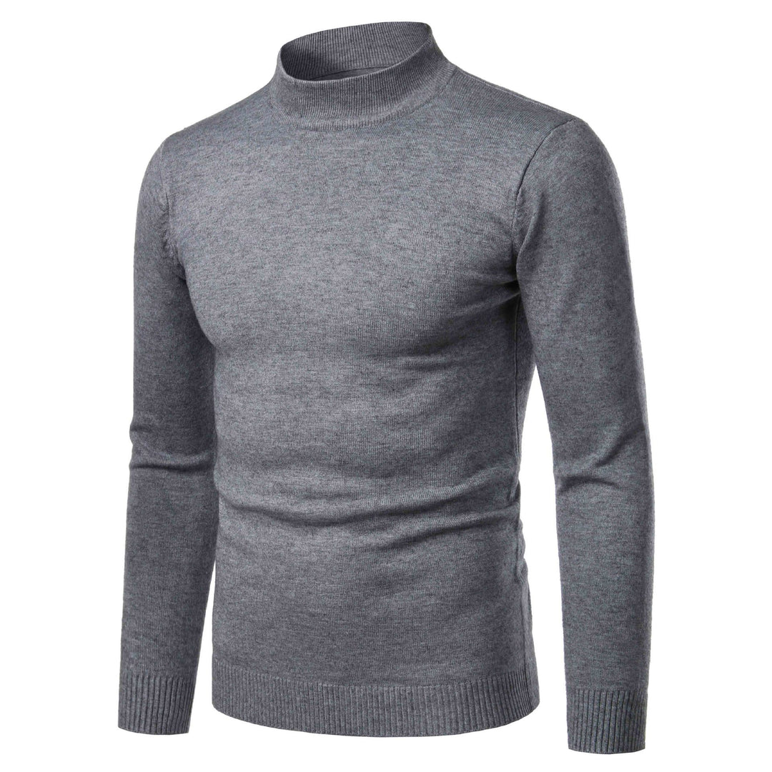 Herren warme Rollkragenpullover aus feinem Strickmaterial R&B