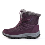 Damen isolierte Winterstiefel mit rutschfester Sohle und kuscheligem Futter R&B