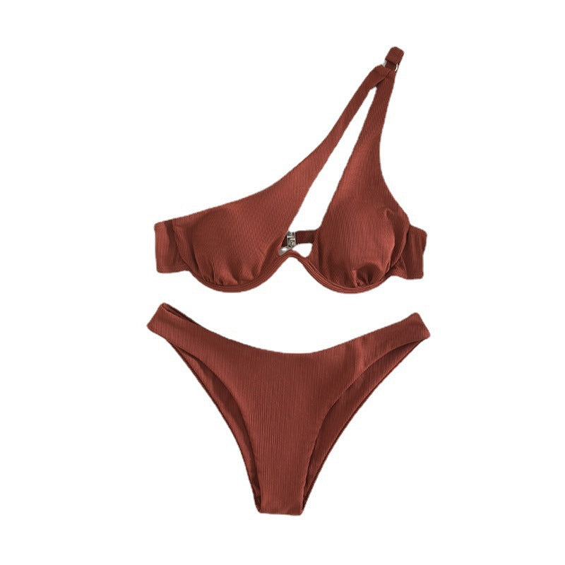 Damen Triangel-Bikini mit asymmetrischem Design und ergonomischem Schnitt R&B