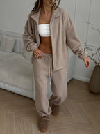 R&B | Lift Polar Fleece Strickjacke und Hosen Satz