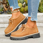 Damen Robuste Comfort-Schnürschuhe R&B