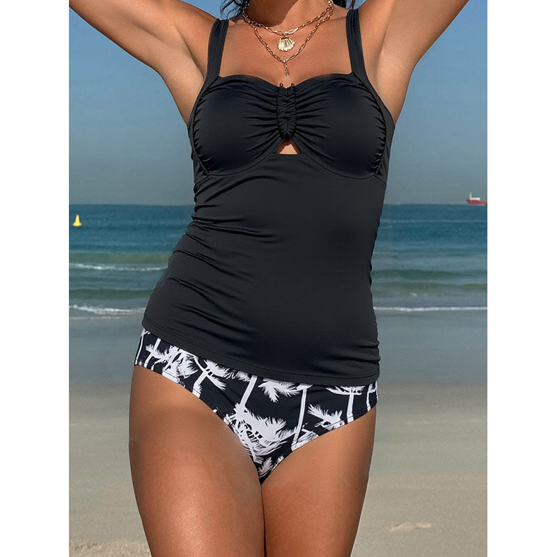 Damen Tankini-Set mit Raffung und eleganten Trägersystem R&B