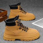 Damen strapazierfähige winterliche Schnürstiefel mit rutschfester Sohle und isolierendem Innenfutter