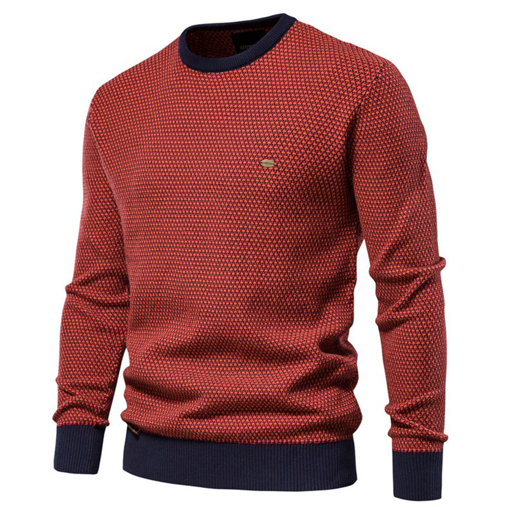 Herren Strickpullover im modernen Wabenmuster mit angenehmem Tragegefühl R&B