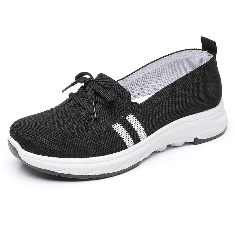 Damen Bequeme Slip-On Sneakers mit modischem Schleifendetail R&B
