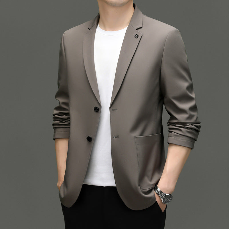 R&B | Blazer Slim Fit Leicht Klassischer Revers Zwei Knöpfe