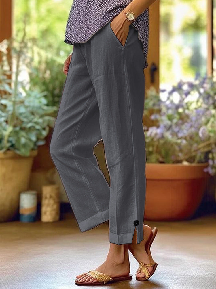 Damen Bequeme Sommerhose R&B