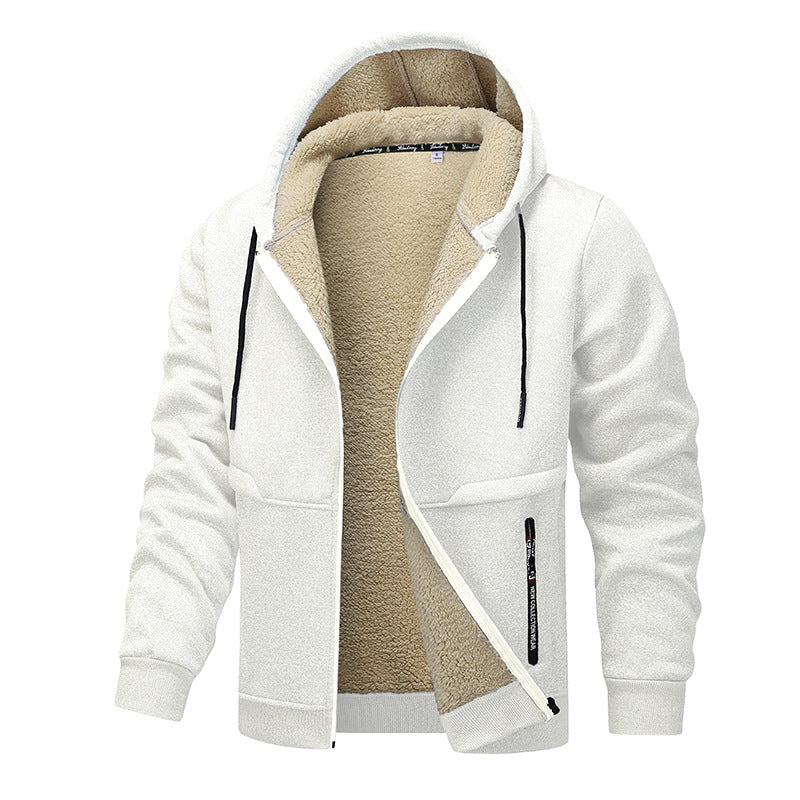 Herren kuschelige Fleecejacke mit hoher Wärmedämmung R&B