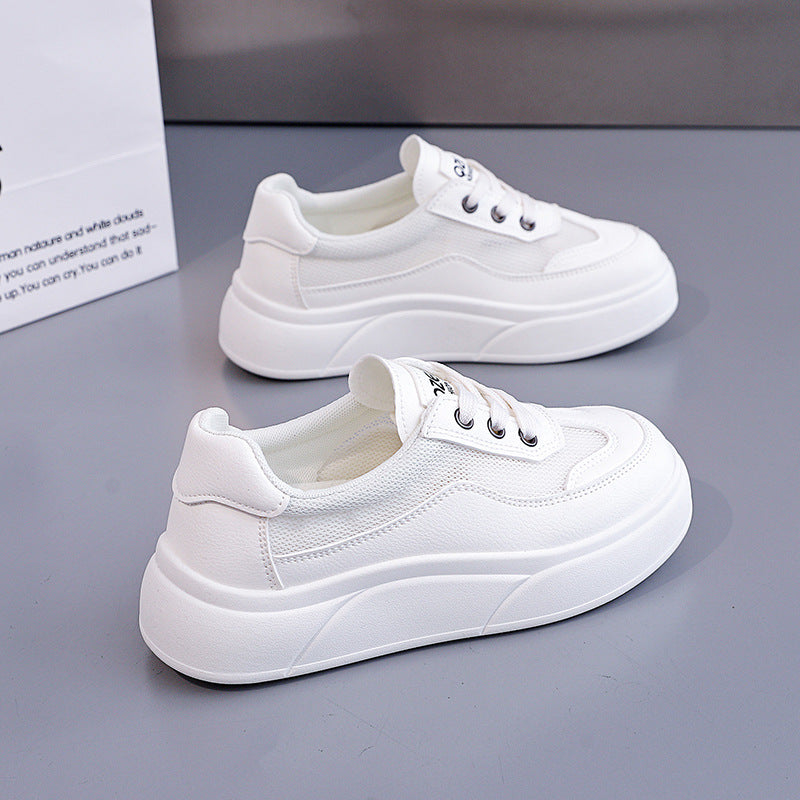 Damen Trendige Chunky Sneaker mit atmungsaktivem Netzmaterial und stabiler Sohle R&B