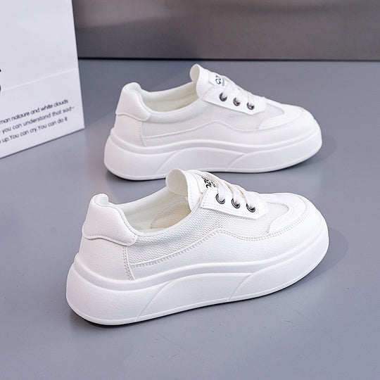 Damen Trendige Chunky Sneaker mit atmungsaktivem Netzmaterial und stabiler Sohle R&B