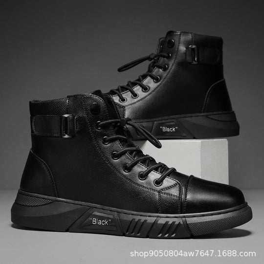 Damen Modische Schnürstiefel mit stabiler Sohle und modernem Design R&B