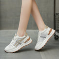 Damen Sportliche Sneakers mit atmungsaktivem Mesh-Obermaterial und dämpfender Sohle R&B