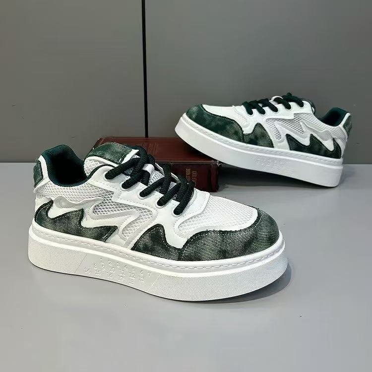 Damen bequeme Chunky Sneakers mit sportlichem Design und dämpfender Sohle R&B