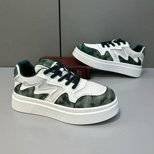 Damen bequeme Chunky Sneakers mit sportlichem Design und dämpfender Sohle R&B