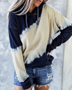 Damen Kapuzenpullover im modernen Tie-Dye-Design R&B